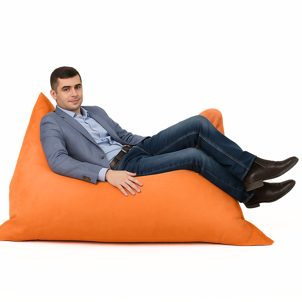 sedaci vak vankus semis oranzovy